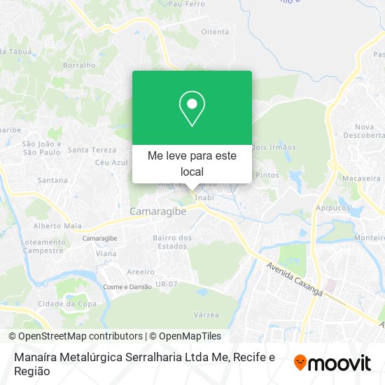 Manaíra Metalúrgica Serralharia Ltda Me mapa