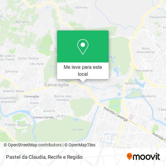 Pastel da Claudia mapa
