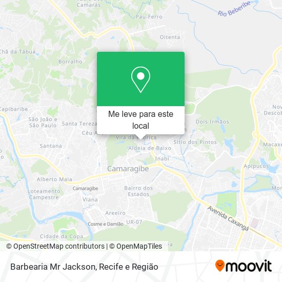 Barbearia Mr Jackson mapa