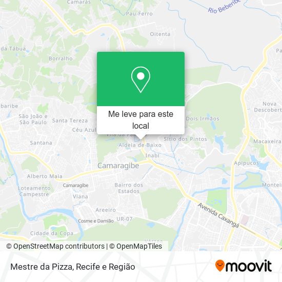 Mestre da Pizza mapa