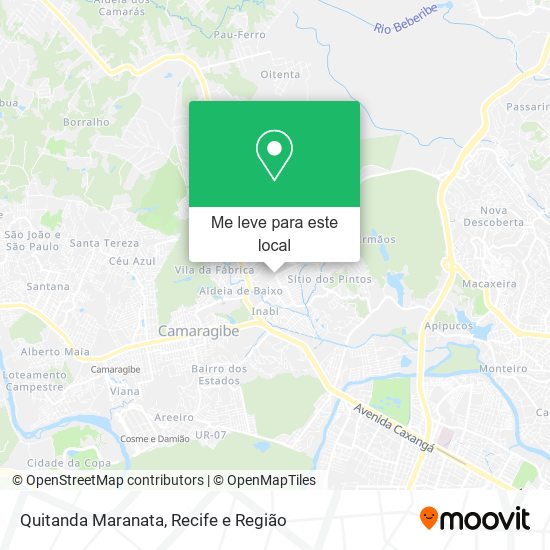 Quitanda Maranata mapa