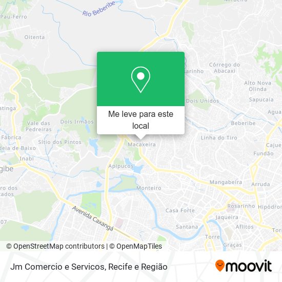 Jm Comercio e Servicos mapa