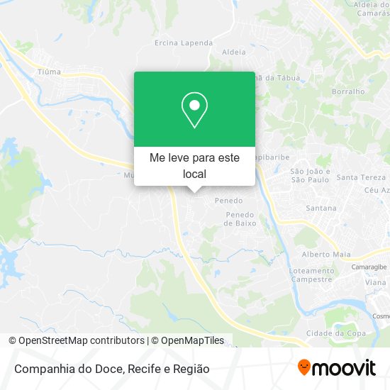 Companhia do Doce mapa