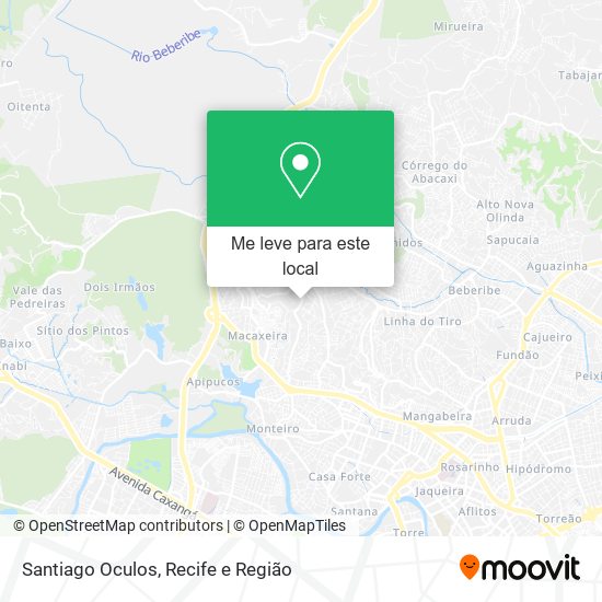 Santiago Oculos mapa