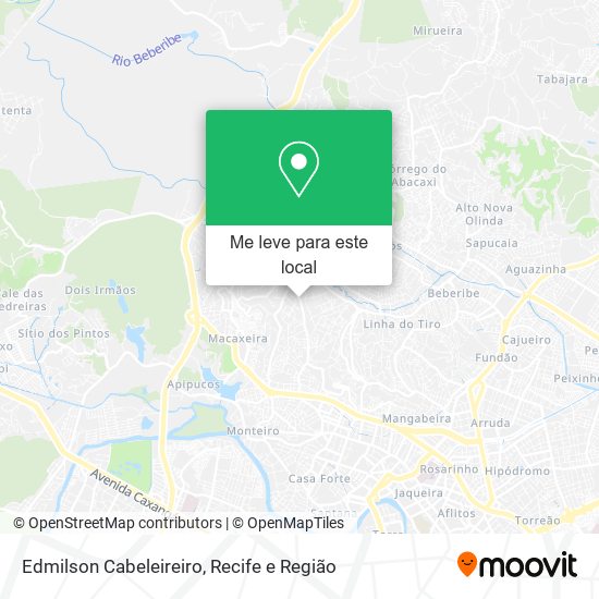 Edmilson Cabeleireiro mapa