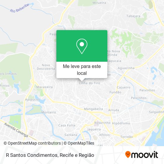 R Santos Condimentos mapa