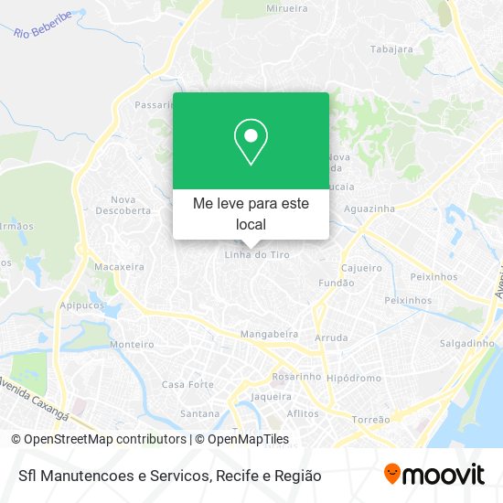 Sfl Manutencoes e Servicos mapa