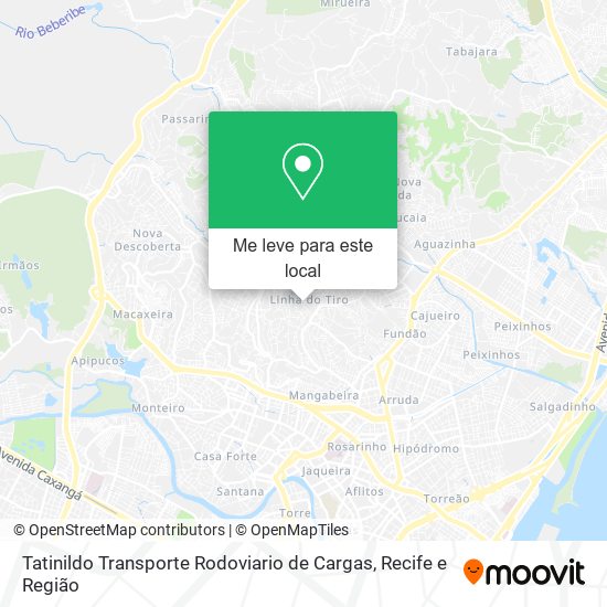 Tatinildo Transporte Rodoviario de Cargas mapa