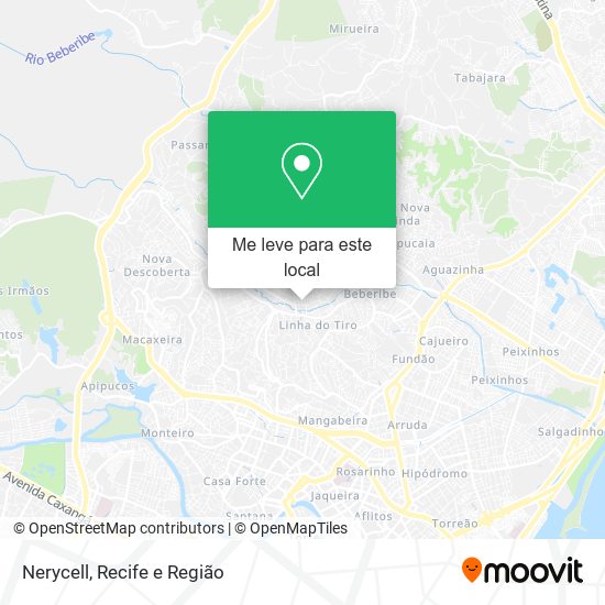 Nerycell mapa