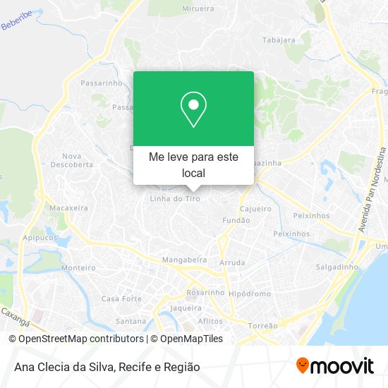 Ana Clecia da Silva mapa