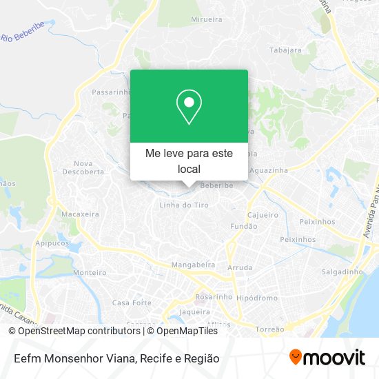 Eefm Monsenhor Viana mapa