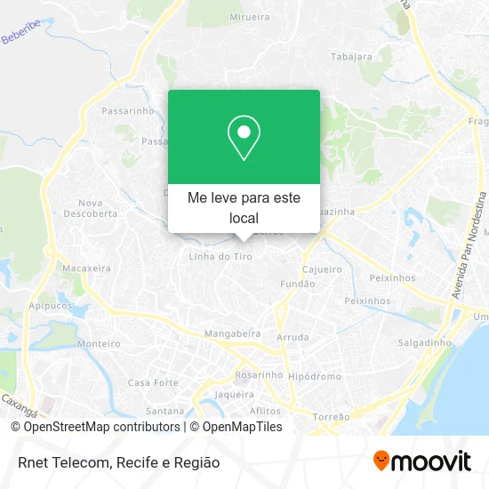 Rnet Telecom mapa