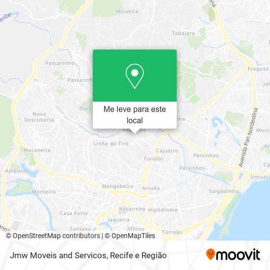 Jmw Moveis and Servicos mapa