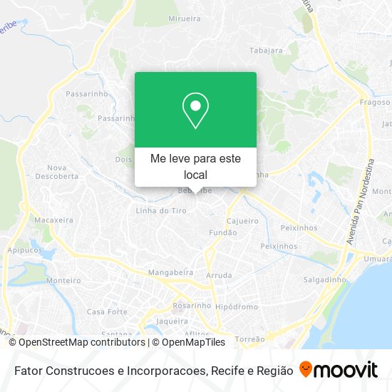 Fator Construcoes e Incorporacoes mapa