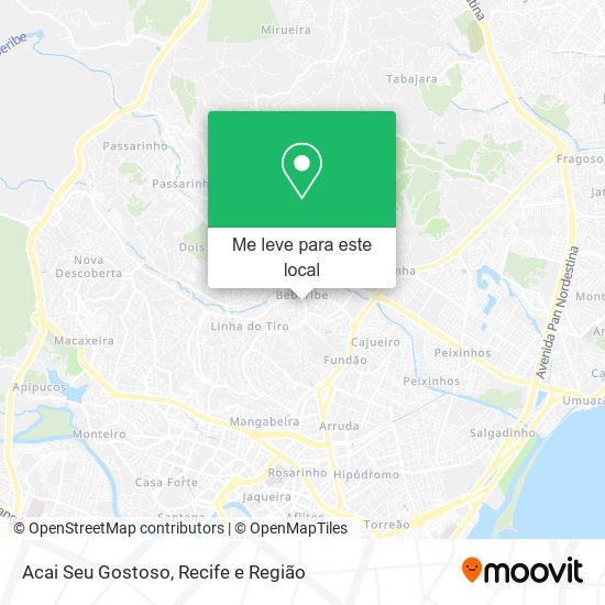 Acai Seu Gostoso mapa