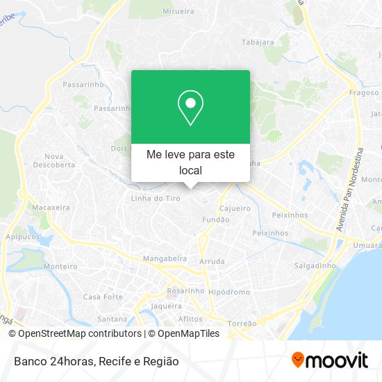 Banco 24horas mapa