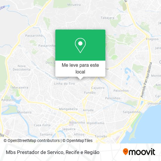 Mbs Prestador de Servico mapa