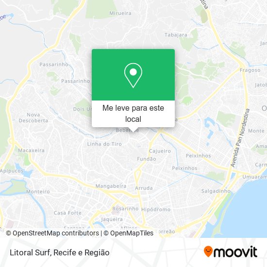 Litoral Surf mapa