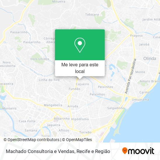 Machado Consultoria e Vendas mapa