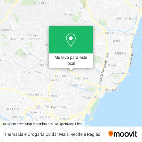Farmacia e Drogaria Cuidar Mais mapa