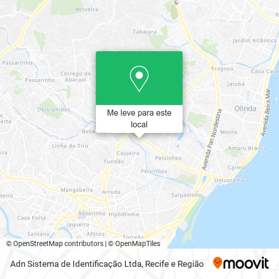 Adn Sistema de Identificação Ltda mapa