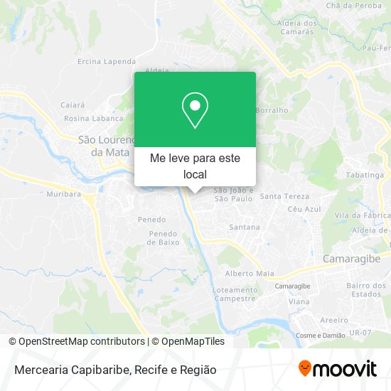 Mercearia Capibaribe mapa