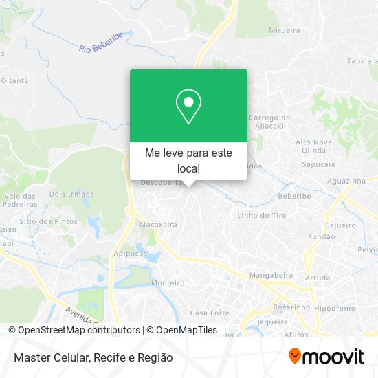 Master Celular mapa
