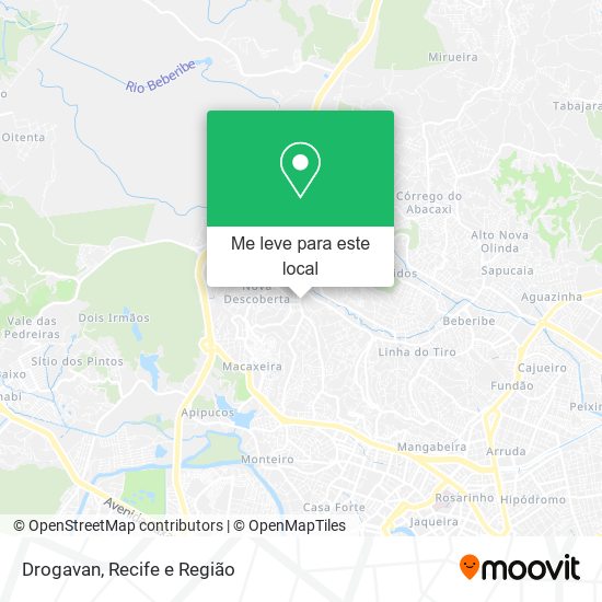 Drogavan mapa
