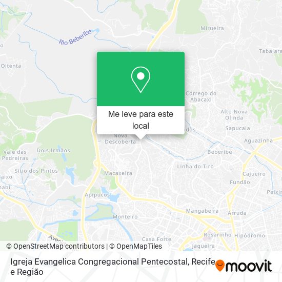 Igreja Evangelica Congregacional Pentecostal mapa