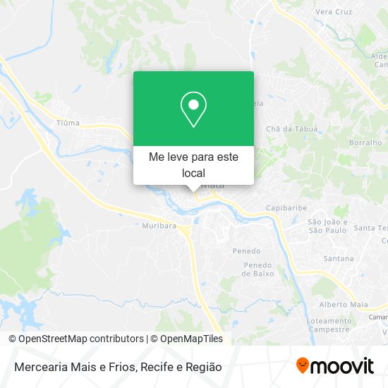 Mercearia Mais e Frios mapa