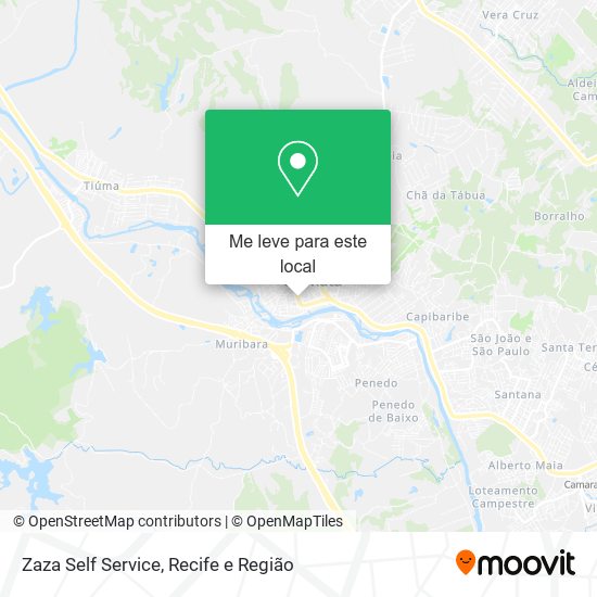 Zaza Self Service mapa