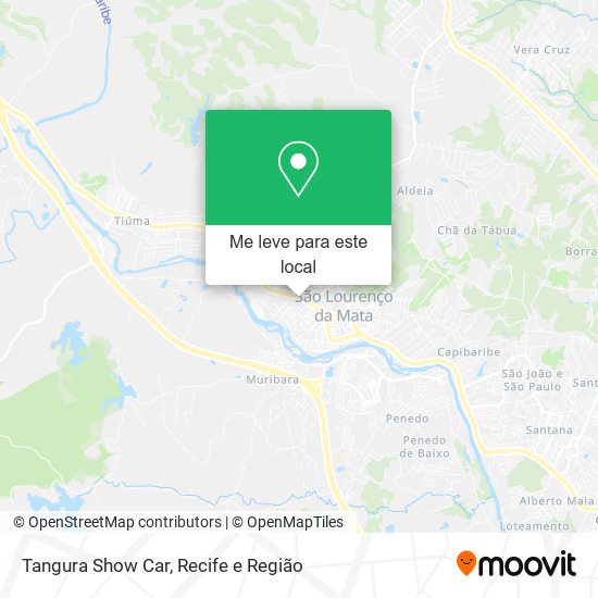 Tangura Show Car mapa