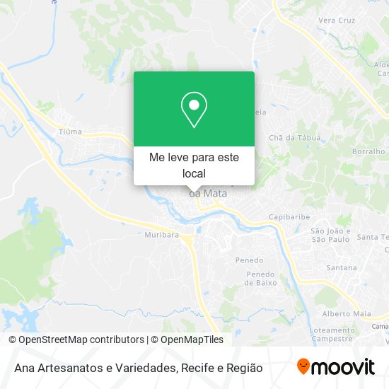 Ana Artesanatos e Variedades mapa