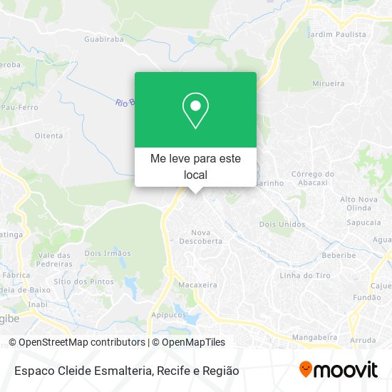 Espaco Cleide Esmalteria mapa