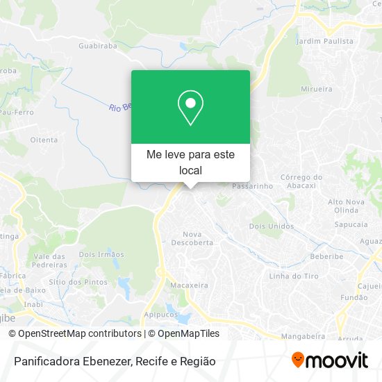 Panificadora Ebenezer mapa