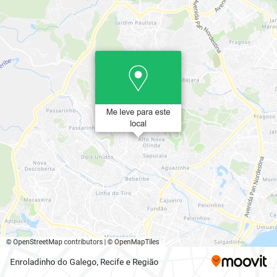 Enroladinho do Galego mapa