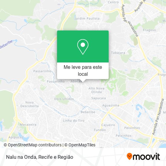 Nalu na Onda mapa