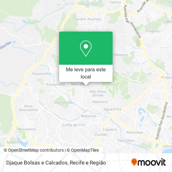 Djaque Bolsas e Calcados mapa
