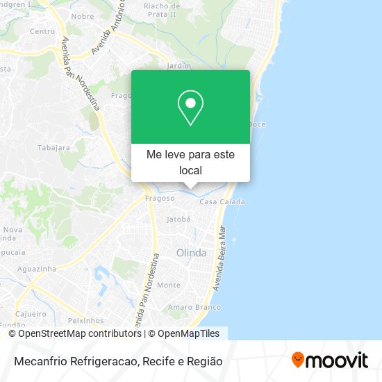 Mecanfrio Refrigeracao mapa