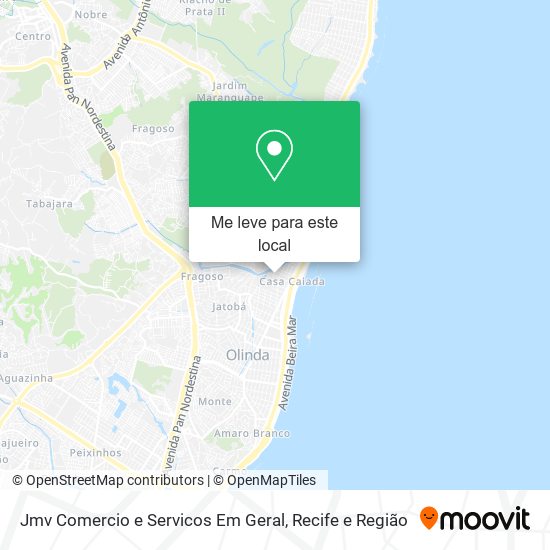 Jmv Comercio e Servicos Em Geral mapa