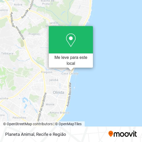 Planeta Animal mapa