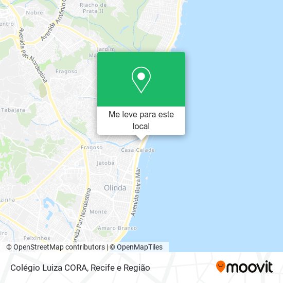 Colégio Luiza CORA mapa