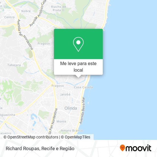 Richard Roupas mapa