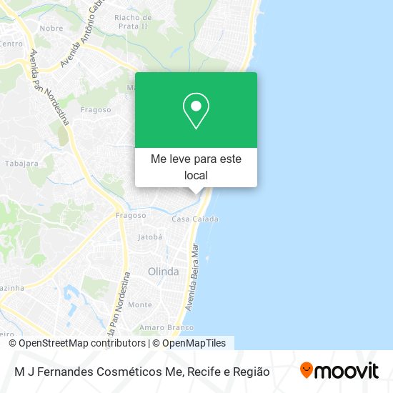 M J Fernandes Cosméticos Me mapa