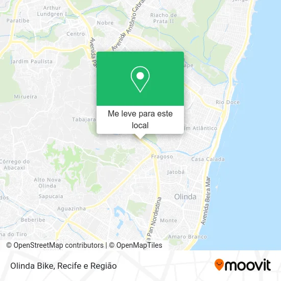 Olinda Bike mapa