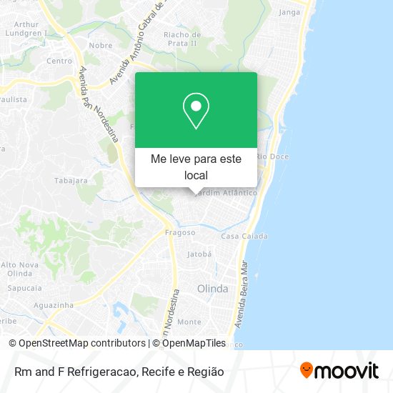 Rm and F Refrigeracao mapa