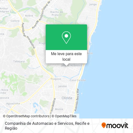 Companhia de Automacao e Servicos mapa