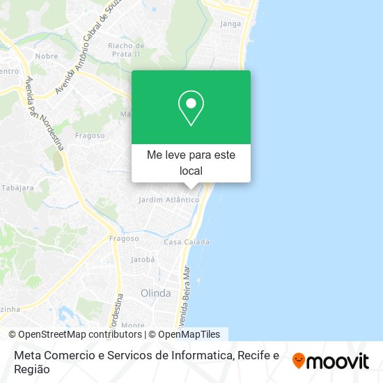 Meta Comercio e Servicos de Informatica mapa