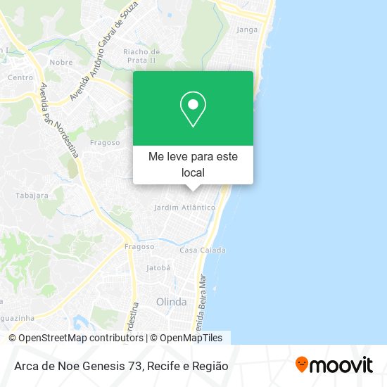 Arca de Noe Genesis 73 mapa