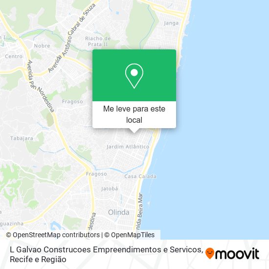 L Galvao Construcoes Empreendimentos e Servicos mapa